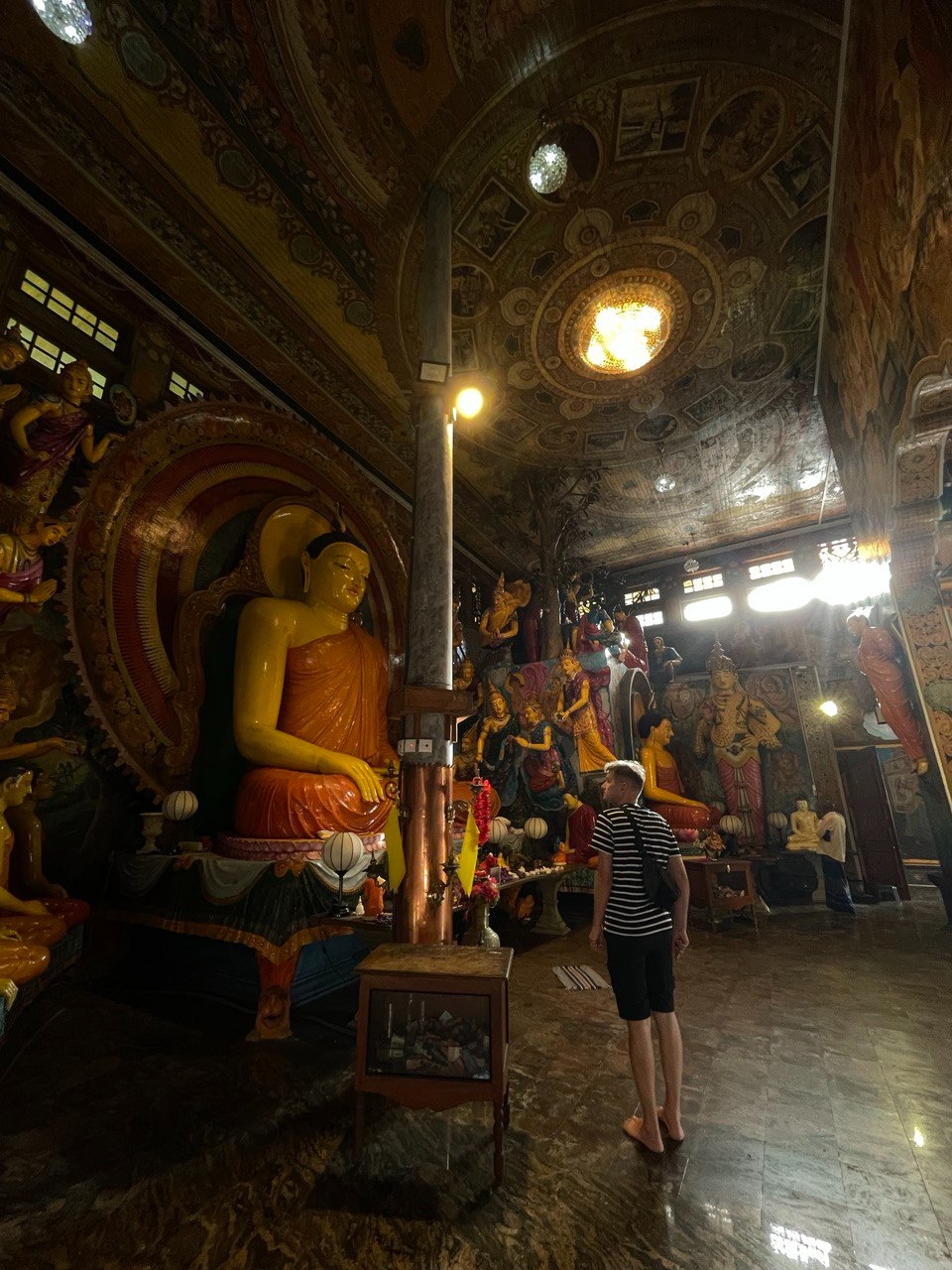 Турист в храме Будды